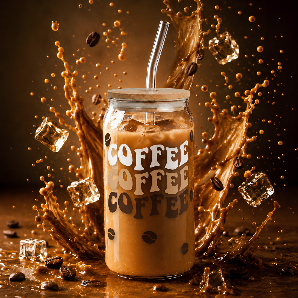 Coffee Glass Tumbler