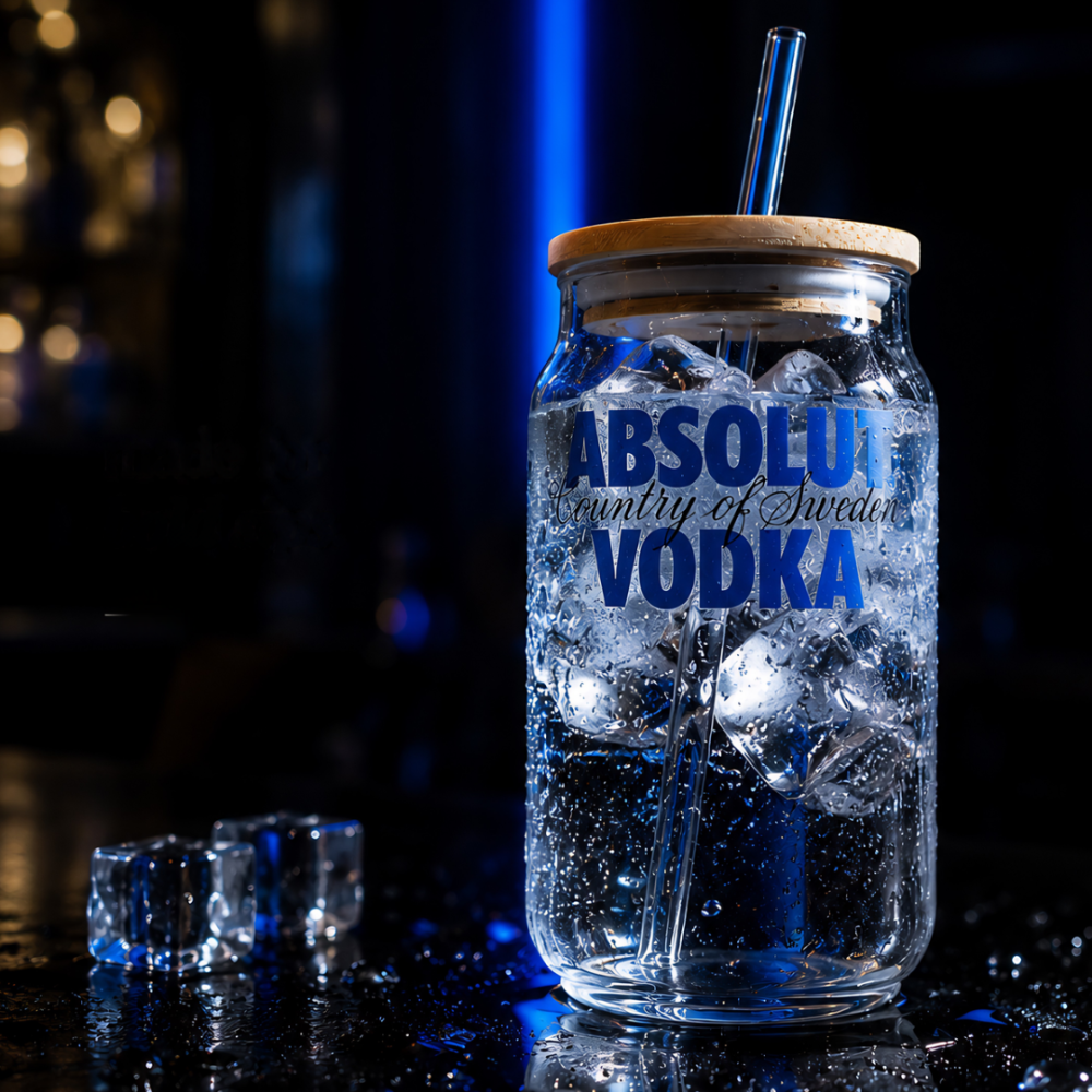 Absolut Vodka Glass Tumbler