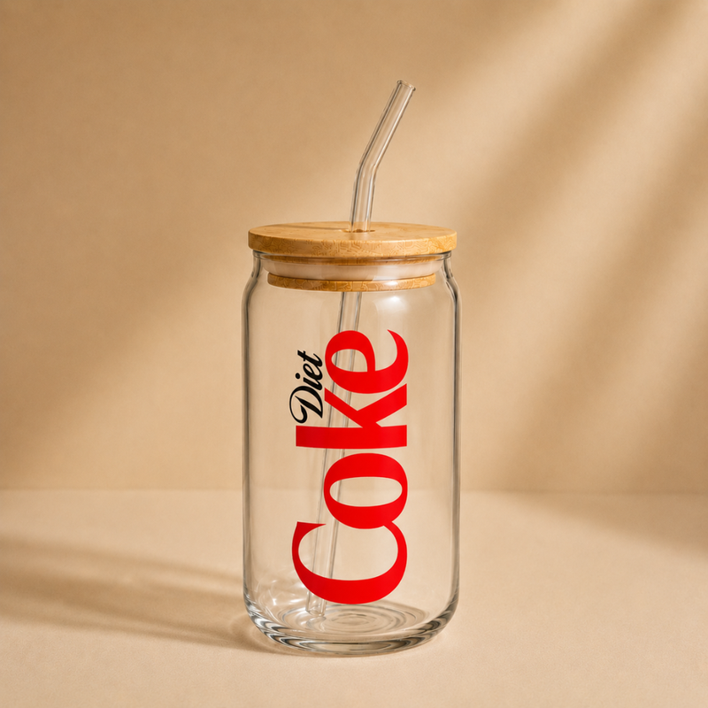 Diet Coke Glass Tumbler